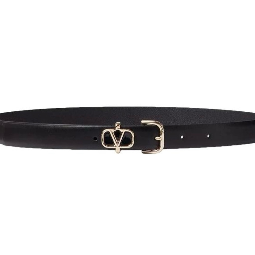 Valentino Garavani
VLogo leather belt 80cm